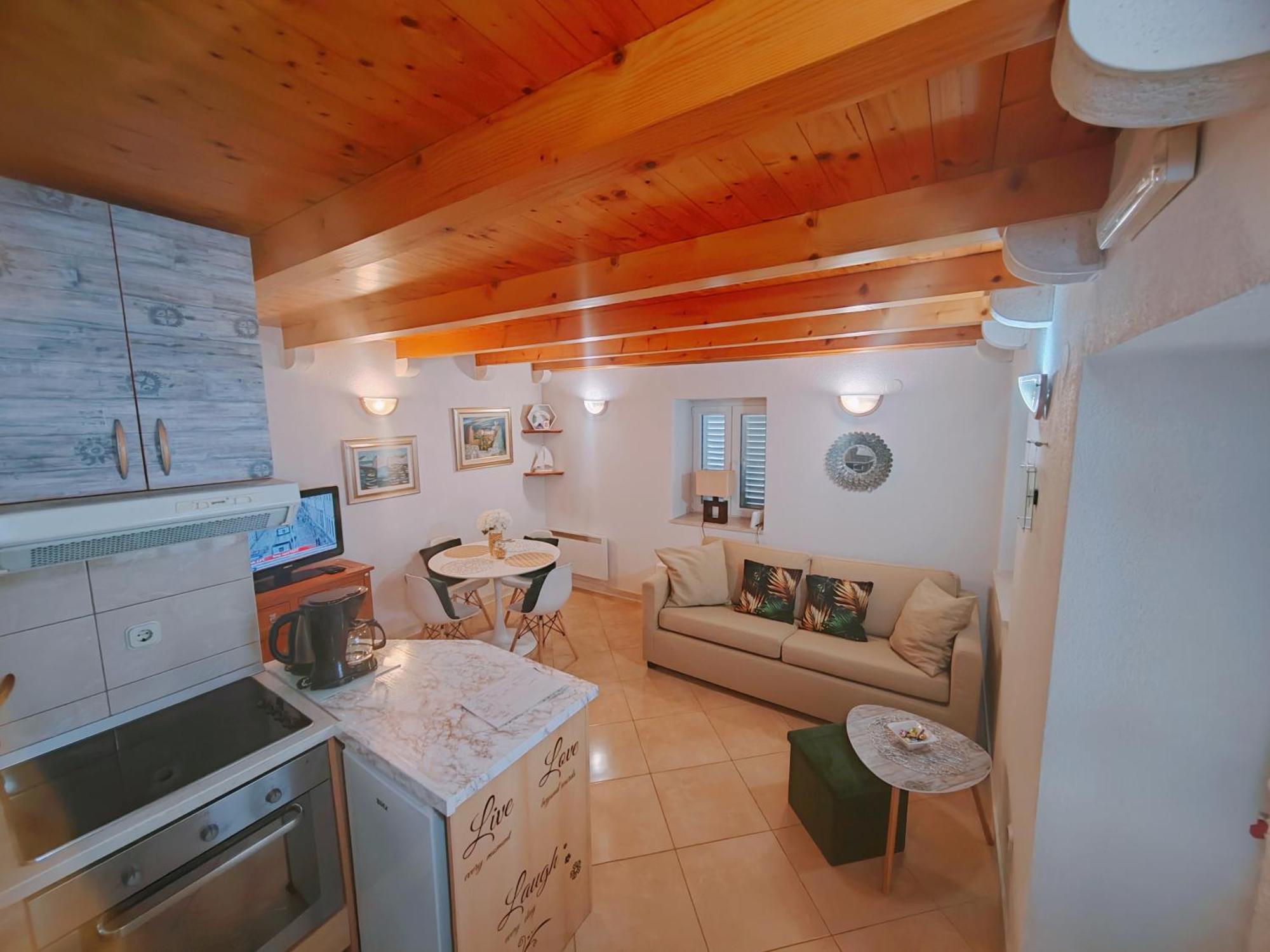 Dubrovnik House - Leni Apartment Komolac Bagian luar foto